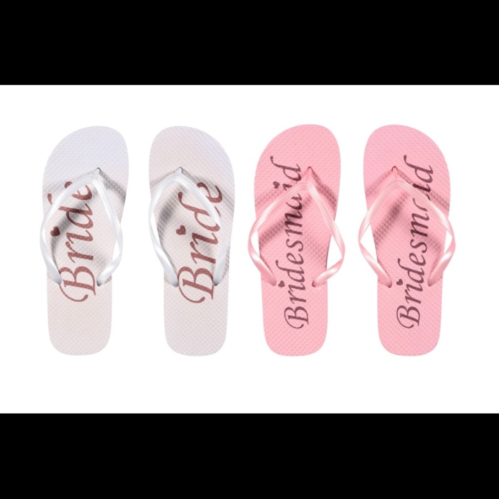 Bride Squad flip flops NWT ❤️👰🏻